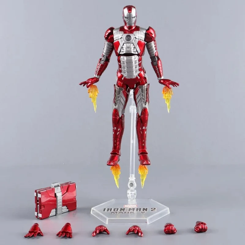 ZD Toys Iron Man Serie Gelenkbeweglich MK1 MK2 MK3 MK4 MK5 MK6 MK7 MK42 MK43 MK50 Film Actionfigur 7 Zoll Mark Dolls