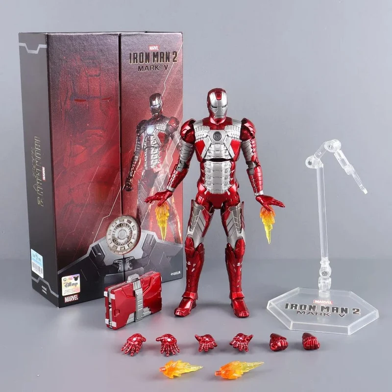 ZD Toys Iron Man Serie Gelenkbeweglich MK1 MK2 MK3 MK4 MK5 MK6 MK7 MK42 MK43 MK50 Film Actionfigur 7 Zoll Mark Dolls