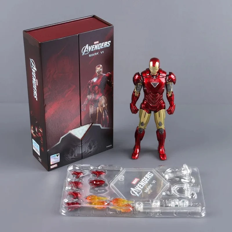 ZD Toys Iron Man Serie Gelenkbeweglich MK1 MK2 MK3 MK4 MK5 MK6 MK7 MK42 MK43 MK50 Film Actionfigur 7 Zoll Mark Dolls