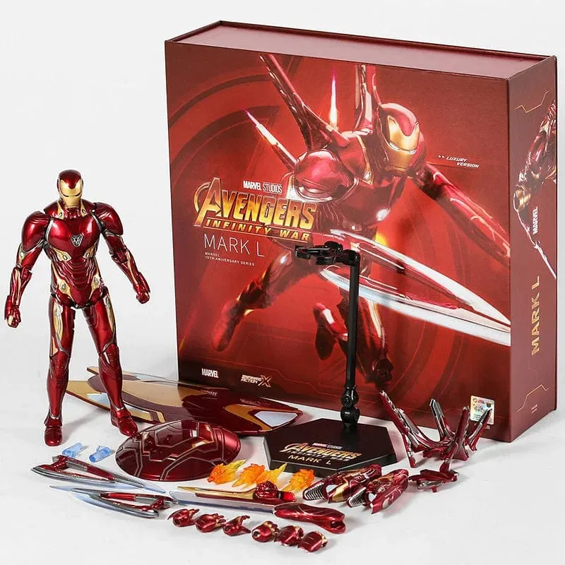 ZD Toys Iron Man Serie Gelenkbeweglich MK1 MK2 MK3 MK4 MK5 MK6 MK7 MK42 MK43 MK50 Film Actionfigur 7 Zoll Mark Dolls