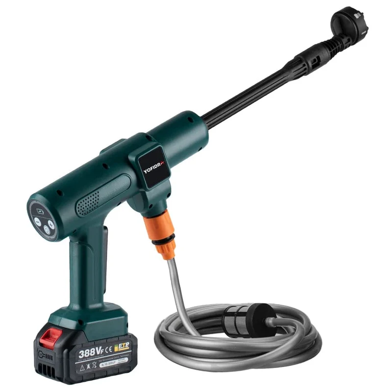 3500W 200Bar bürstenlose Hochdruck-Autowaschpistole 6-in-1-Schaumgenerator-Reinigungsmaschine für Makita 18V-Batterie