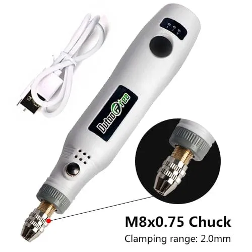 3-Gang-USB-Kabellos-Rotationswerkzeug Dremel DIY Mini-Bohrmaschine Gravierstift Elektrischer USB-Mini-Kabellos-Bohrer mit Zubehör-Set