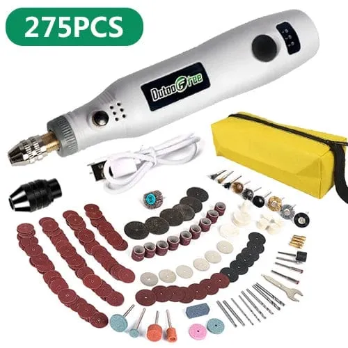 3-Gang-USB-Kabellos-Rotationswerkzeug Dremel DIY Mini-Bohrmaschine Gravierstift Elektrischer USB-Mini-Kabellos-Bohrer mit Zubehör-Set