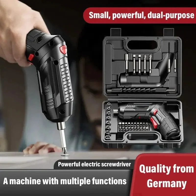 4.2 V Elektrische Bohrmaschine Schnurloses Elektrowerkzeug-Set Haushaltswartungsreparatur 1800 mAh Lithiumbatterie Mini-Haushaltsschraubendreher