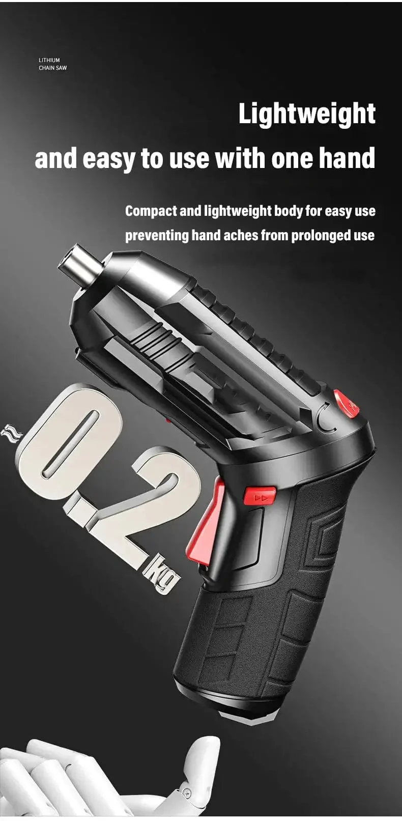 4.2 V Elektrische Bohrmaschine Schnurloses Elektrowerkzeug-Set Haushaltswartungsreparatur 1800 mAh Lithiumbatterie Mini-Haushaltsschraubendreher