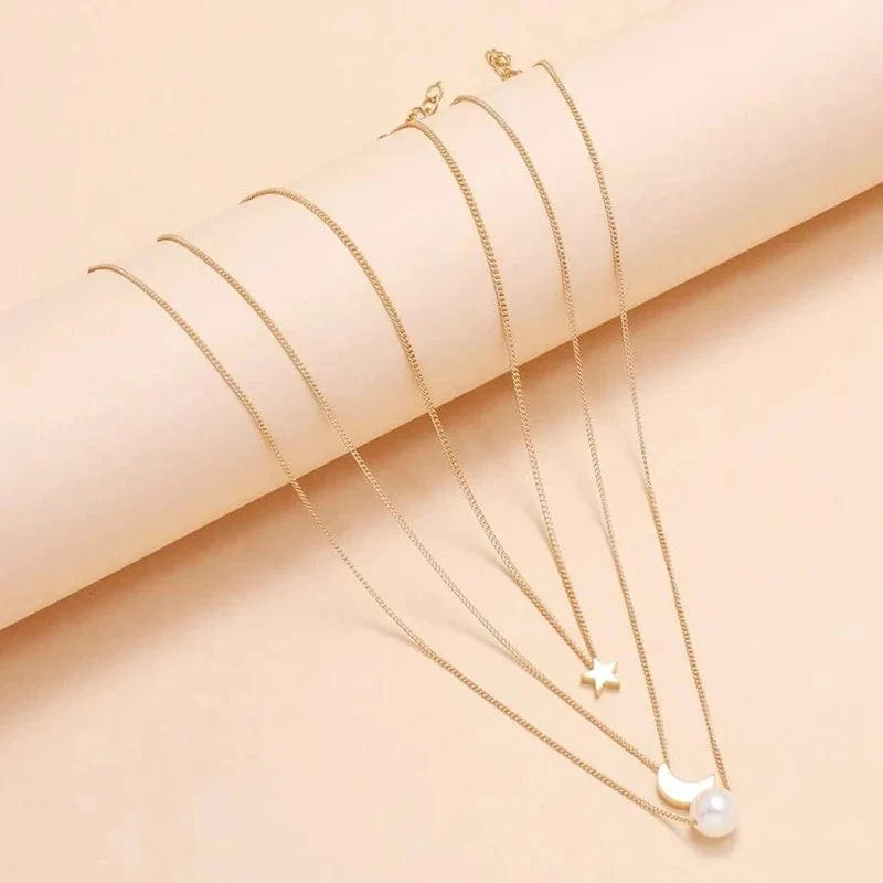 YWZIXLN 2021 Trend Elegante Schmuck Hochzeit Große Perle Halskette Für Frauen Mode Weiß Imitation Perle Halsband Halskette N0179