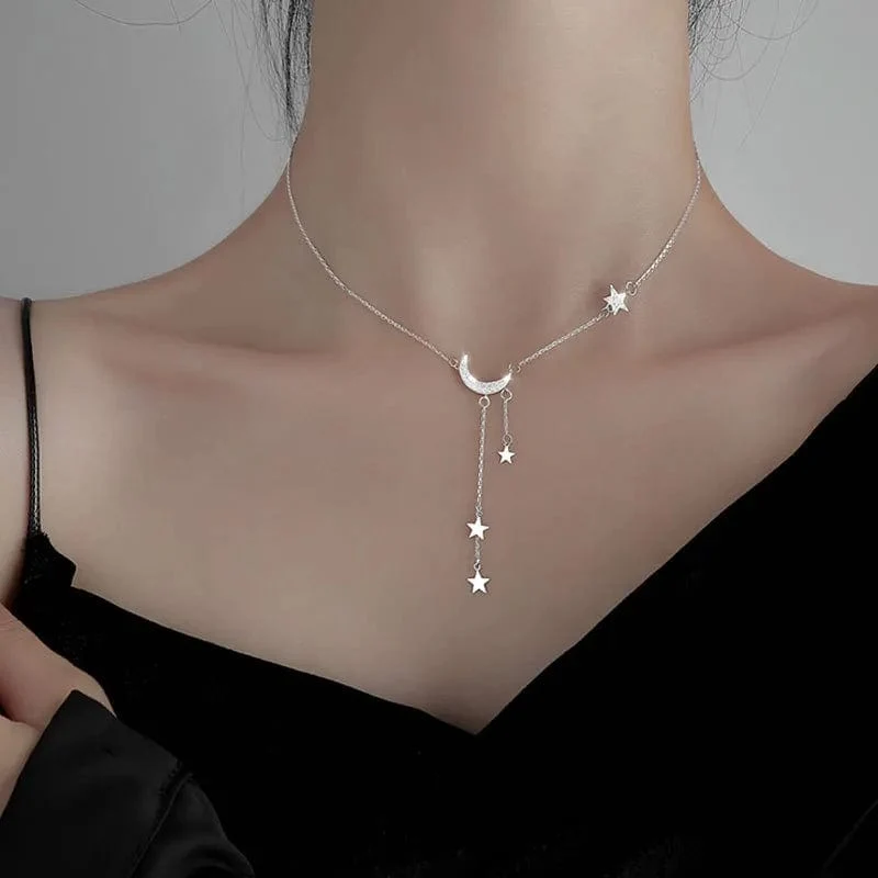 Halskette mit Sechseck-Anhänger aus Naturstein, Kristall, Rosenquarz, Opal, Stern für Frauen, Fluorit, Lapislazuli, Kugelpendel, Trendschmuck, Geschenk