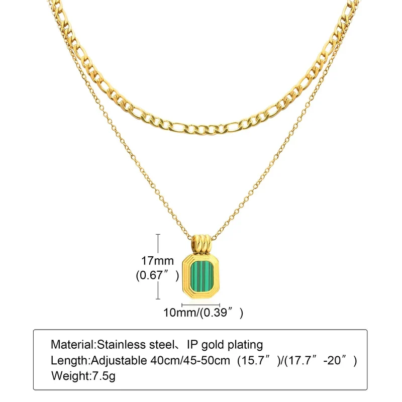 Vergoldete Lasso-Halskette für Damen, doppelte Lasso-Halskette mit langem Tropfenanhänger, modische Geschenke