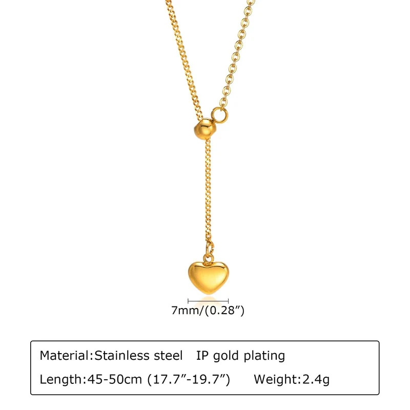 Vergoldete Lasso-Halskette für Damen, doppelte Lasso-Halskette mit langem Tropfenanhänger, modische Geschenke