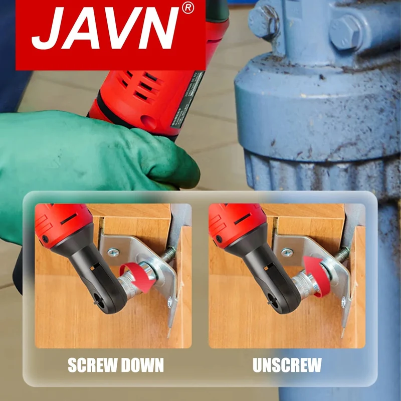 JAVN 12V Akku-Elektroschrauber, 45NM 3/8'' Ratschenschlüssel, Demontageschraube Mutter, Autoreparaturwerkzeuge, rechtwinkliger Schraubenschlüssel, Power
