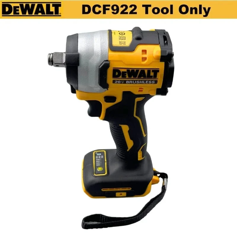 Dewalt Elektrowerkzeug DCF922 Akku-Schlagschrauber ohne Bürsten, 20 V, Lithiumbatterie, 205 NM Drehmoment, variable Geschwindigkeit, elektrische Bohrmaschine