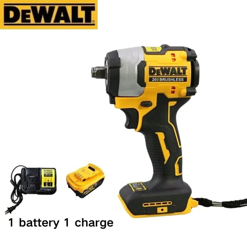Dewalt Elektrowerkzeug DCF922 Akku-Schlagschrauber ohne Bürsten, 20 V, Lithiumbatterie, 205 NM Drehmoment, variable Geschwindigkeit, elektrische Bohrmaschine