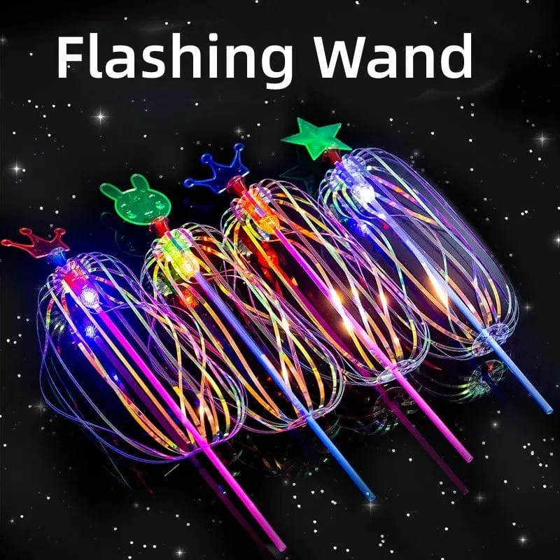 3/5 Stücke Magic Twist Seifenblasenstab Regenbogen Led Leuchtender Seifenblasenstab Bunter Seifenblasenstab Leuchtendes Spielzeug Für Kinder Hochzeitsfeier Geschenke