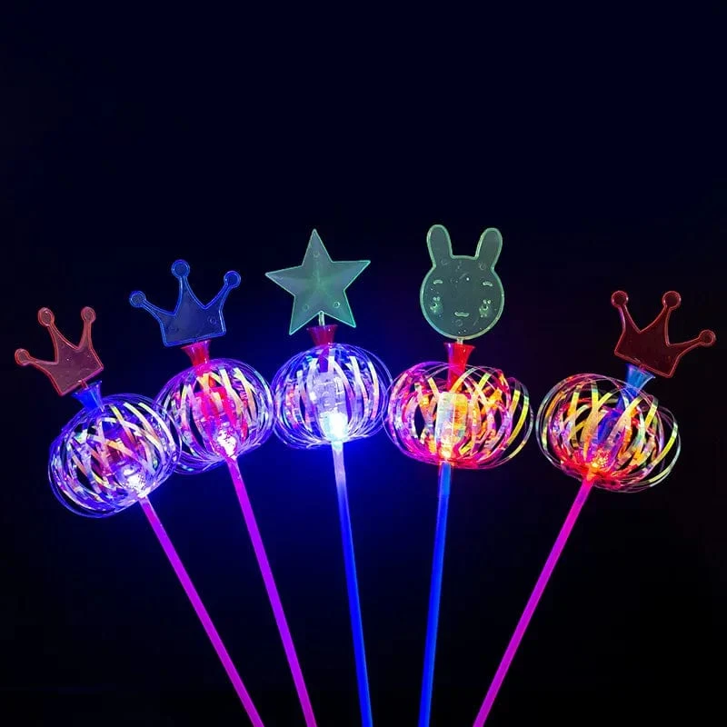 3/5 Stücke Magic Twist Seifenblasenstab Regenbogen Led Leuchtender Seifenblasenstab Bunter Seifenblasenstab Leuchtendes Spielzeug Für Kinder Hochzeitsfeier Geschenke