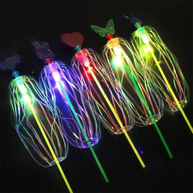3/5 Stücke Magic Twist Seifenblasenstab Regenbogen Led Leuchtender Seifenblasenstab Bunter Seifenblasenstab Leuchtendes Spielzeug Für Kinder Hochzeitsfeier Geschenke