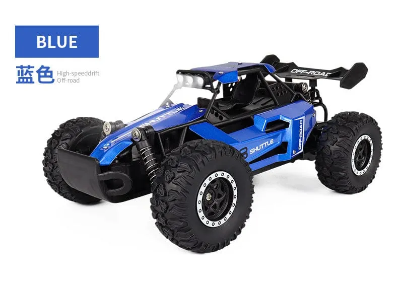 Neues RC-Auto 1:16 2WD mit LED-Licht 2.4G 20KM/H High Speed ​​Offroad-Kletterauto mit Fernbedienung Spielzeug Geschenke für Jungen Mädchen Kinder