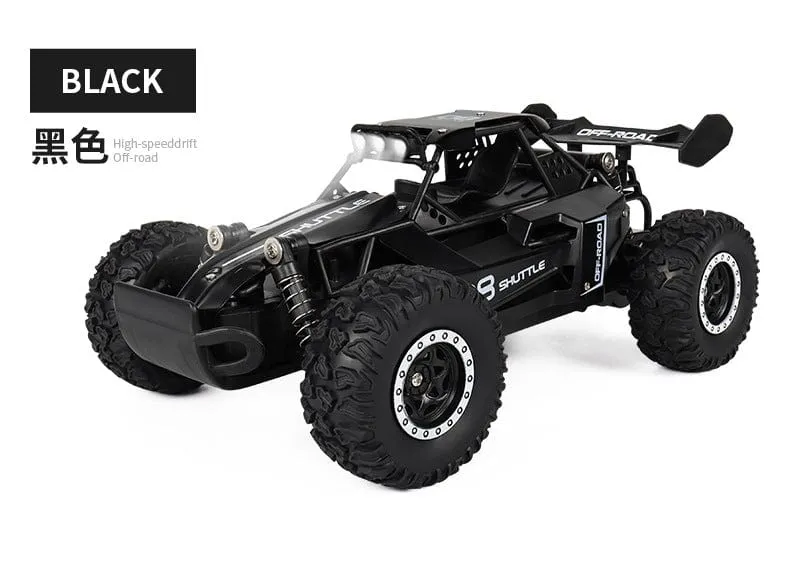 Neues RC-Auto 1:16 2WD mit LED-Licht 2.4G 20KM/H High Speed ​​Offroad-Kletterauto mit Fernbedienung Spielzeug Geschenke für Jungen Mädchen Kinder