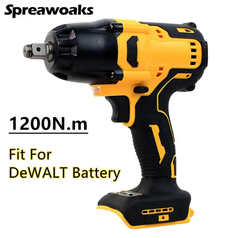 480/500/1200N.m Bürstenloser Schlagschrauber Elektrischer Akkuschrauber Autoreparatur 1/2 Zoll Elektrowerkzeuge für Dewalt 18V 20V Batterie