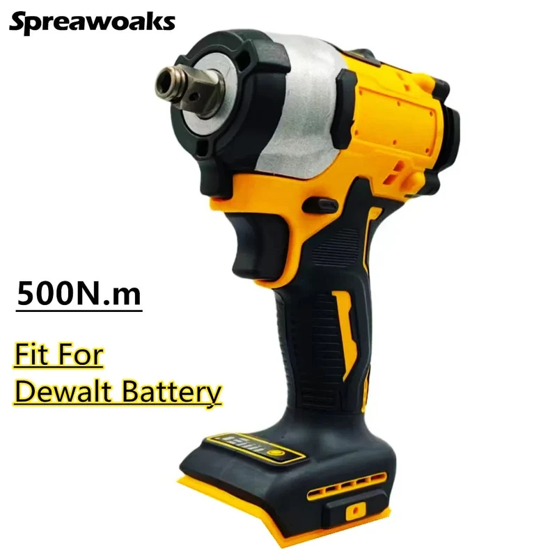 480/500/1200N.m Bürstenloser Schlagschrauber Elektrischer Akkuschrauber Autoreparatur 1/2 Zoll Elektrowerkzeuge für Dewalt 18V 20V Batterie