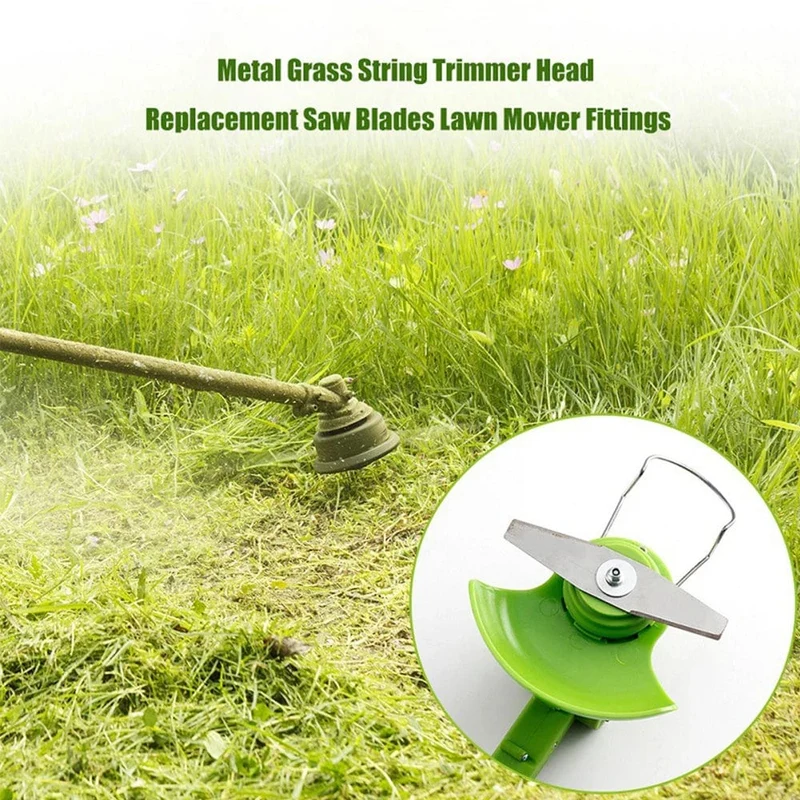 Gerades Metallsägeblatt, Klinge für elektrischen Rasenmäher, allgemeines Zubehör für Rasenmäher, Grasschneidekopf, Metallklinge, Gartenwerkzeug