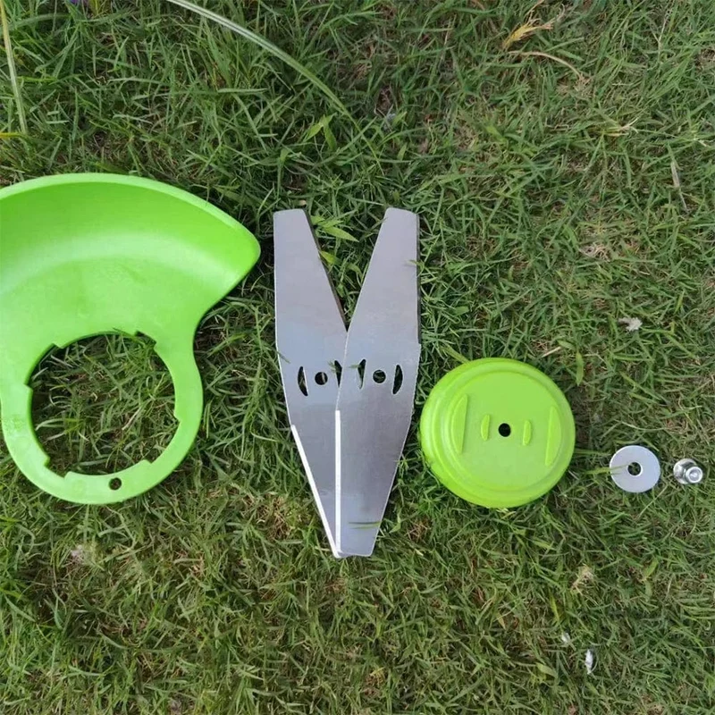 Gerades Metallsägeblatt, Klinge für elektrischen Rasenmäher, allgemeines Zubehör für Rasenmäher, Grasschneidekopf, Metallklinge, Gartenwerkzeug