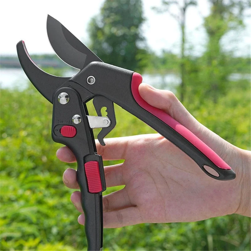 Ratsche Überspringen Garten Rebschnitt Schere SK5 Stahl Schere Gartenarbeit Anlage Scissor Zweig Pruner Trimmer Werkzeuge dropshipping