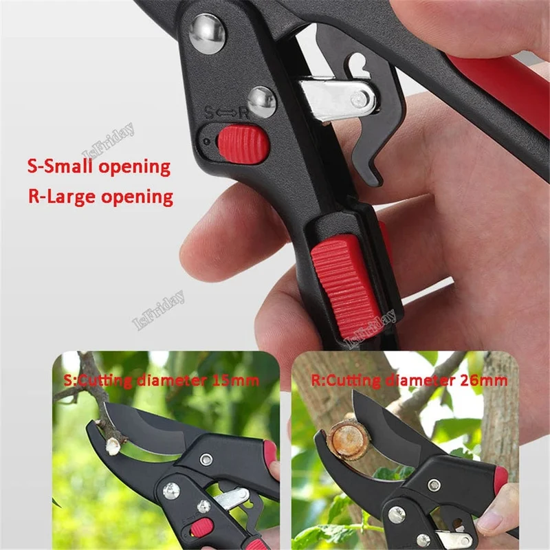 Ratsche Überspringen Garten Rebschnitt Schere SK5 Stahl Schere Gartenarbeit Anlage Scissor Zweig Pruner Trimmer Werkzeuge dropshipping