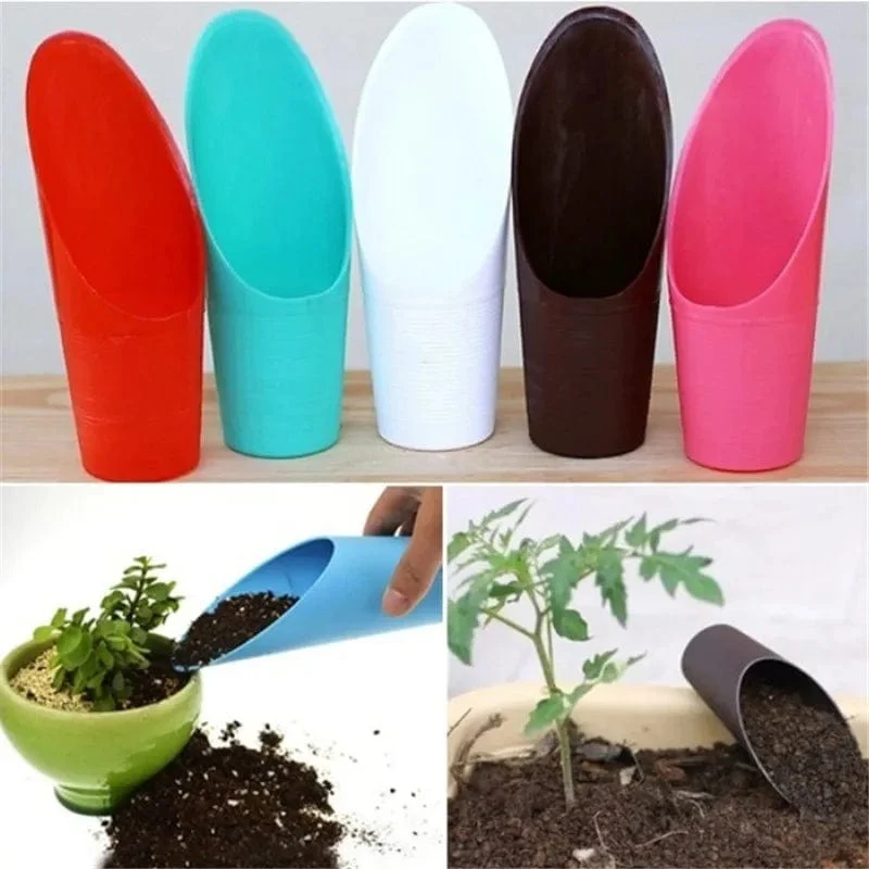 Boden Kunststoff Spaten Schaufel Tasse Sukkulenten DIY Bonsai Pflanze Helfer Garten Werkzeug Schaufel für Graben Boden Equipamento De Sobrevivência