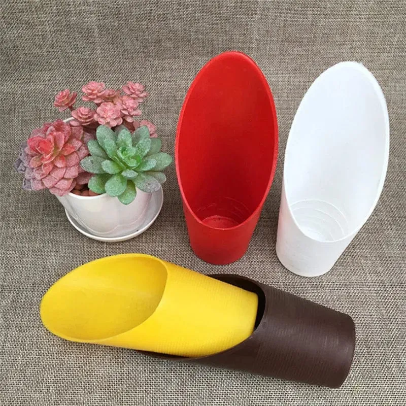Boden Kunststoff Spaten Schaufel Tasse Sukkulenten DIY Bonsai Pflanze Helfer Garten Werkzeug Schaufel für Graben Boden Equipamento De Sobrevivência
