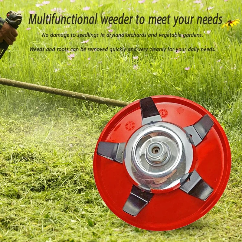 Universal-Trimmerkopf für Freischneider, Metallklingen, Trimmerkopf, Gartengras, Reisfelder, trockenes Land, Rasenmäher, Werkzeugmaschine