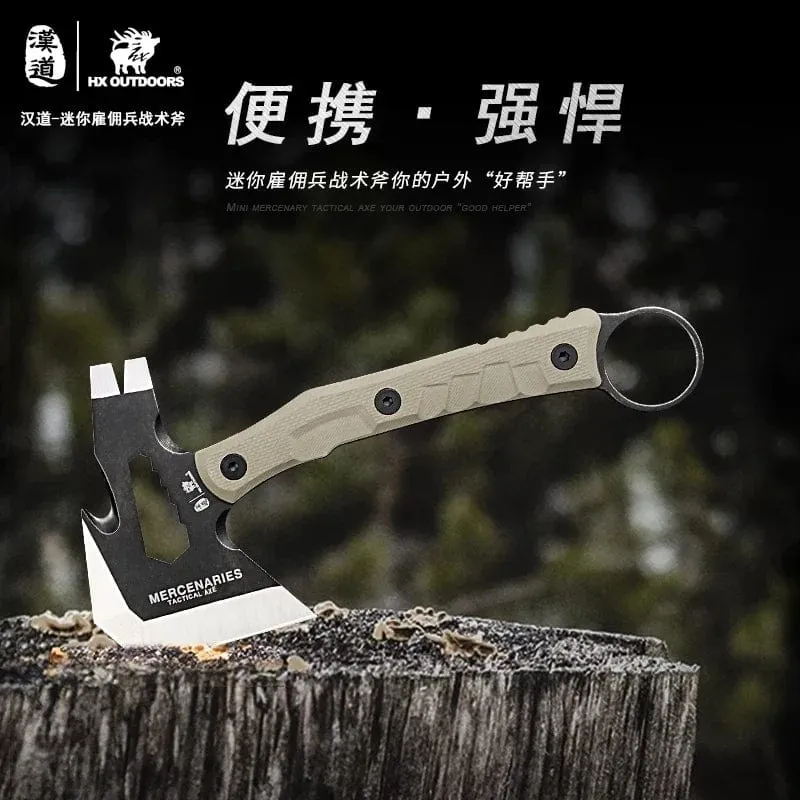 HX Tactical Engineer Axe Rescue Camp Artillery Fire Rescue Axe Hammer Überlebens-Feuerwehr-Campingbedarf Axt Tomahawk