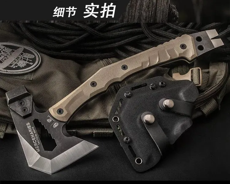 HX Tactical Engineer Axe Rescue Camp Artillery Fire Rescue Axe Hammer Überlebens-Feuerwehr-Campingbedarf Axt Tomahawk