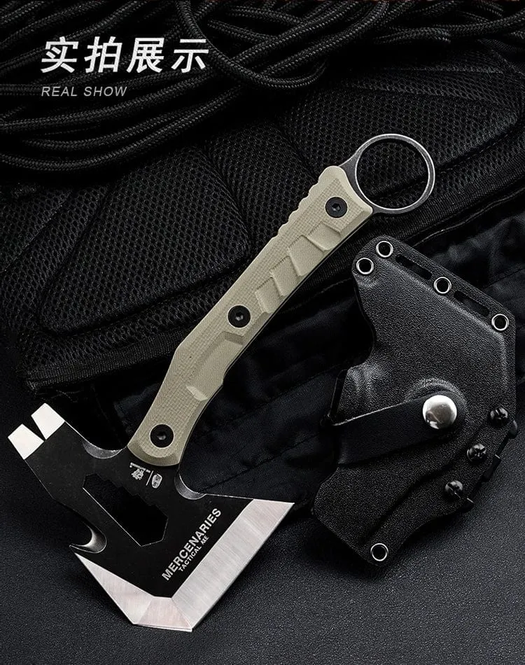 HX Tactical Engineer Axe Rescue Camp Artillery Fire Rescue Axe Hammer Überlebens-Feuerwehr-Campingbedarf Axt Tomahawk