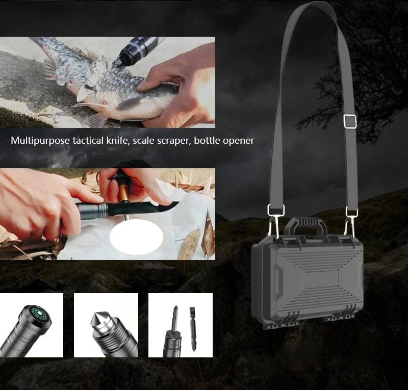 Outdoor Camping Schaufel mit Axt Multifunktions Überleben Werkzeug Kompass Aluminium Legierung Klapp Spaten Messer Schnee Schaufel Schulter