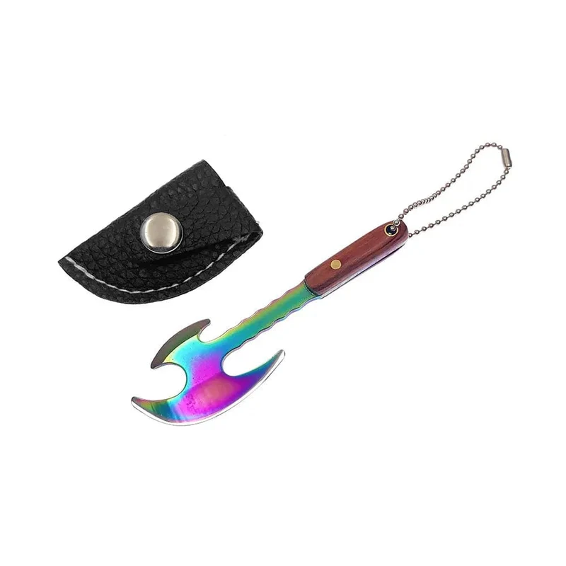 Swayboo Outdoor Camping Mini Axt Edelstahl Scharfe Klinge Feste Keychian Messer Auspacken Express Titan EDC Werkzeug Outdoor