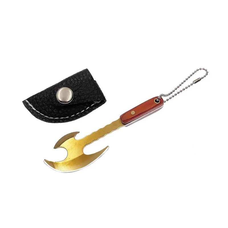 Swayboo Outdoor Camping Mini Axt Edelstahl Scharfe Klinge Feste Keychian Messer Auspacken Express Titan EDC Werkzeug Outdoor