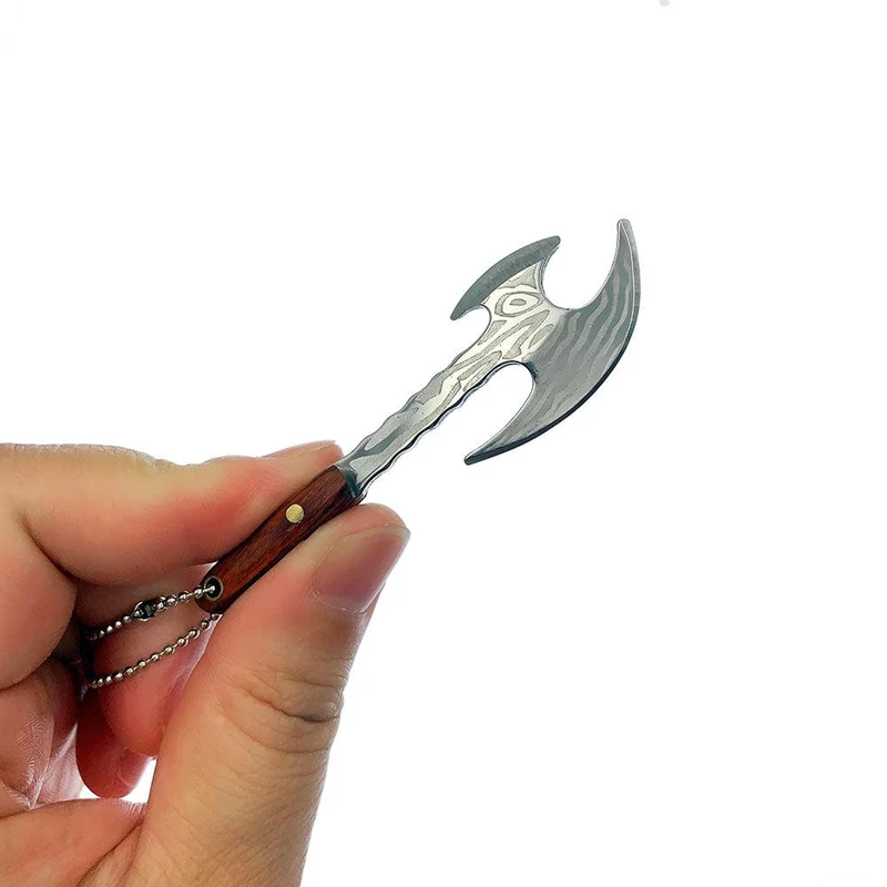 Swayboo Outdoor Camping Mini Axt Edelstahl Scharfe Klinge Feste Keychian Messer Auspacken Express Titan EDC Werkzeug Outdoor