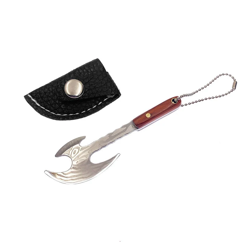 Swayboo Outdoor Camping Mini Axt Edelstahl Scharfe Klinge Feste Keychian Messer Auspacken Express Titan EDC Werkzeug Outdoor