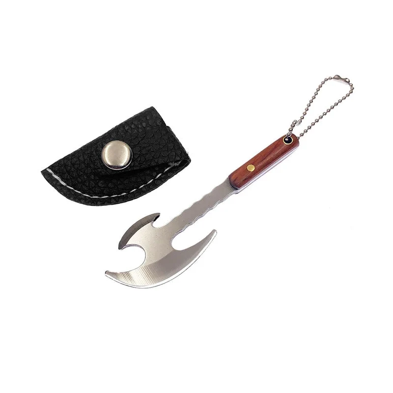 Swayboo Outdoor Camping Mini Axt Edelstahl Scharfe Klinge Feste Keychian Messer Auspacken Express Titan EDC Werkzeug Outdoor