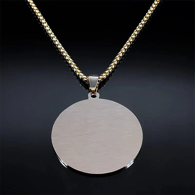 Tetragrammaton Jehovah Yahweh Hebräisches Alphabet Halskette Frauen Männer Edelstahl Jüdisches Christentum Anhänger Halskette Schmuck