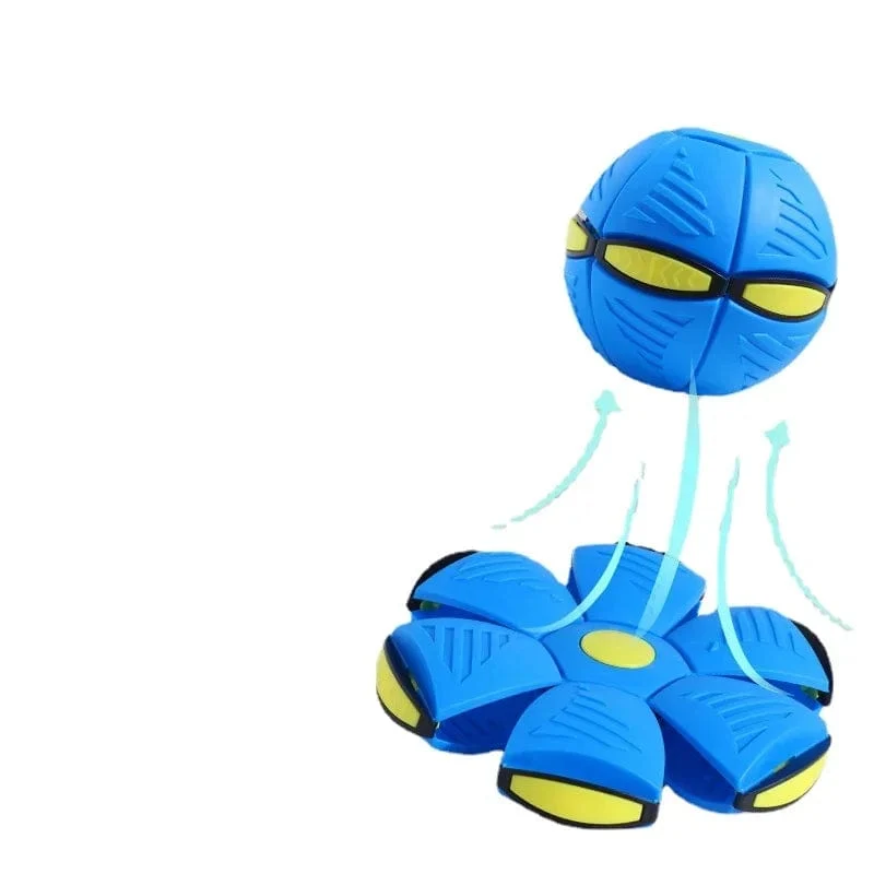 Spaßspielzeug für Kinder im Freien für Jungen und Mädchen, fliegender Untertassenball, magische Verformung, UFO ohne LED-Licht, fliegendes Spielzeug, Dekompressionsgeschenk