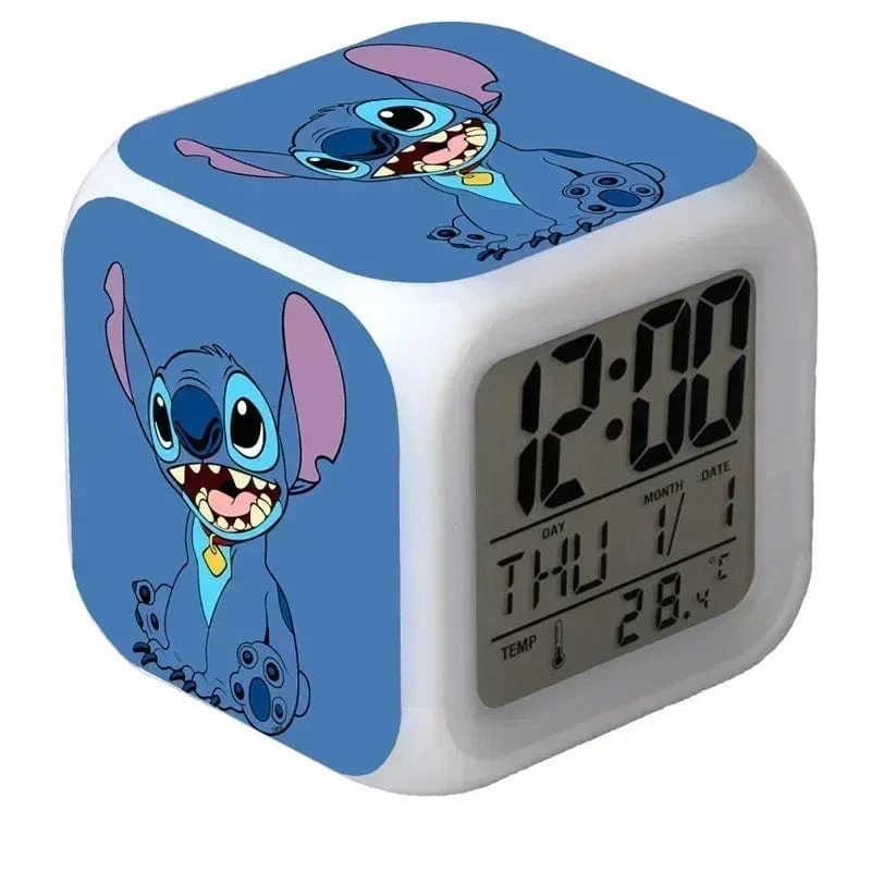 MINISO Disney Stitch, LED-Farbwecker, Wachstumswecker, wechselnde Zahlen, Stitch-Cartoon-Figur, Spielzeug, bestes Geburtstagsgeschenk für Kinder