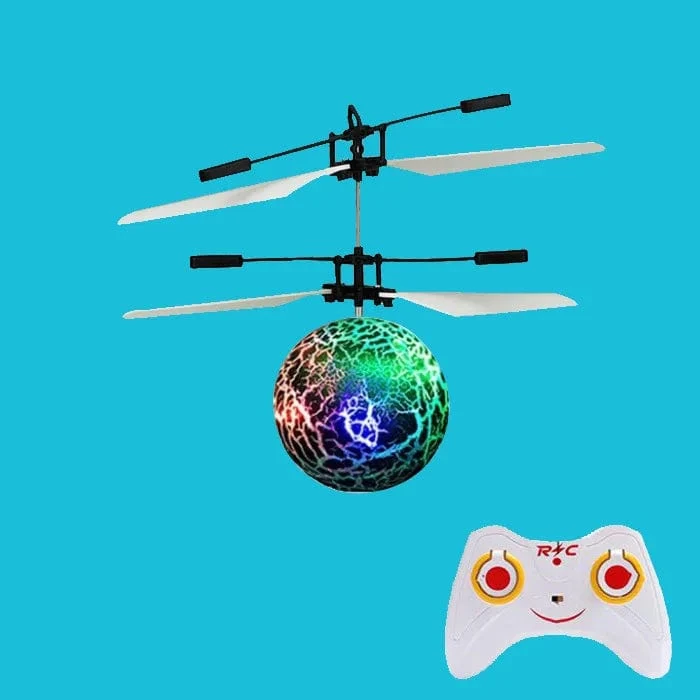 Fliegender leuchtender Ball RC Kinder fliegender Ball Anti-Stress-Drohne Hubschrauber Infrarot-Induktion Flugzeug Fernbedienung Spielzeug Geschenke