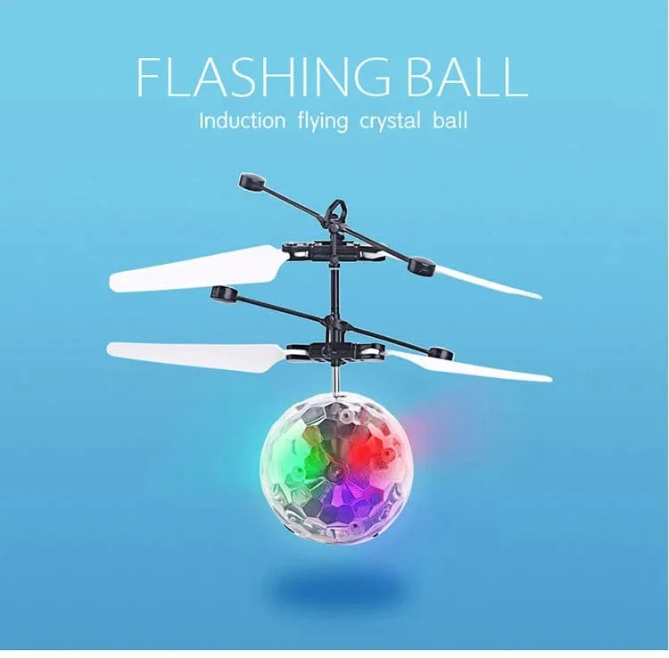 Fliegender leuchtender Ball RC Kinder fliegender Ball Anti-Stress-Drohne Hubschrauber Infrarot-Induktion Flugzeug Fernbedienung Spielzeug Geschenke
