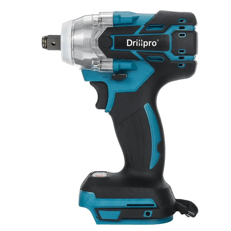 Drillpro 520N.M Bürstenloser Akku-Schlagschrauber 1/2 Zoll Steckschlüssel Elektrowerkzeuge Wiederaufladbar für Makita 18V Batterie