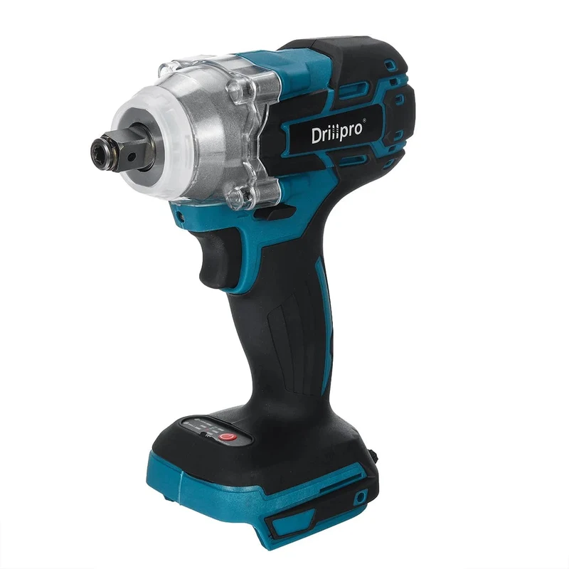 Drillpro 520N.M Bürstenloser Akku-Schlagschrauber 1/2 Zoll Steckschlüssel Elektrowerkzeuge Wiederaufladbar für Makita 18V Batterie