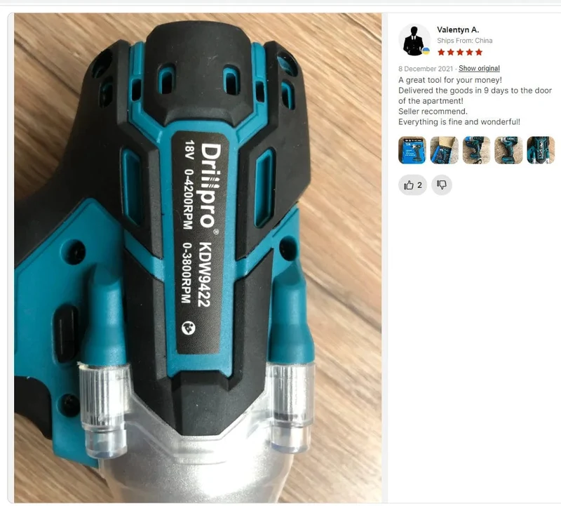 Drillpro 520N.M Bürstenloser Akku-Schlagschrauber 1/2 Zoll Steckschlüssel Elektrowerkzeuge Wiederaufladbar für Makita 18V Batterie