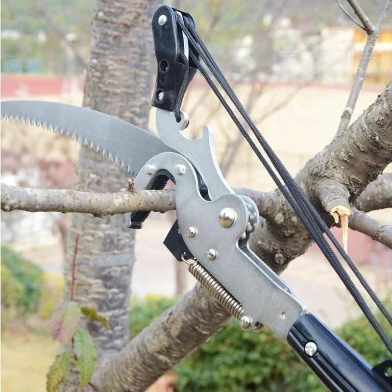 1PC Höhenverlängerer Astschere Zweigschere Ausziehbarer Obstbaum-Beschneidungssägenschneider Gartentrimmerwerkzeug Mit Seil