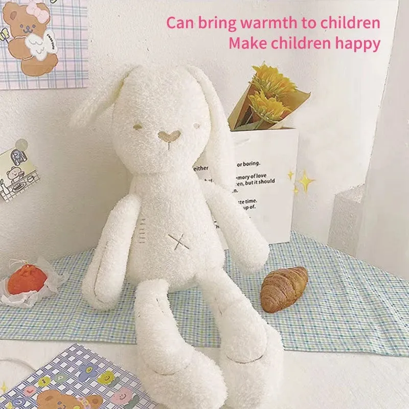 Niedlichen Cartoon Plüsch Tuch Kaninchen Puppe Kinder Spielzeug Geburtstag Geschenk Baby Kinderwagen Schlaf Partner Krippe Zelt Dekor Ornamente