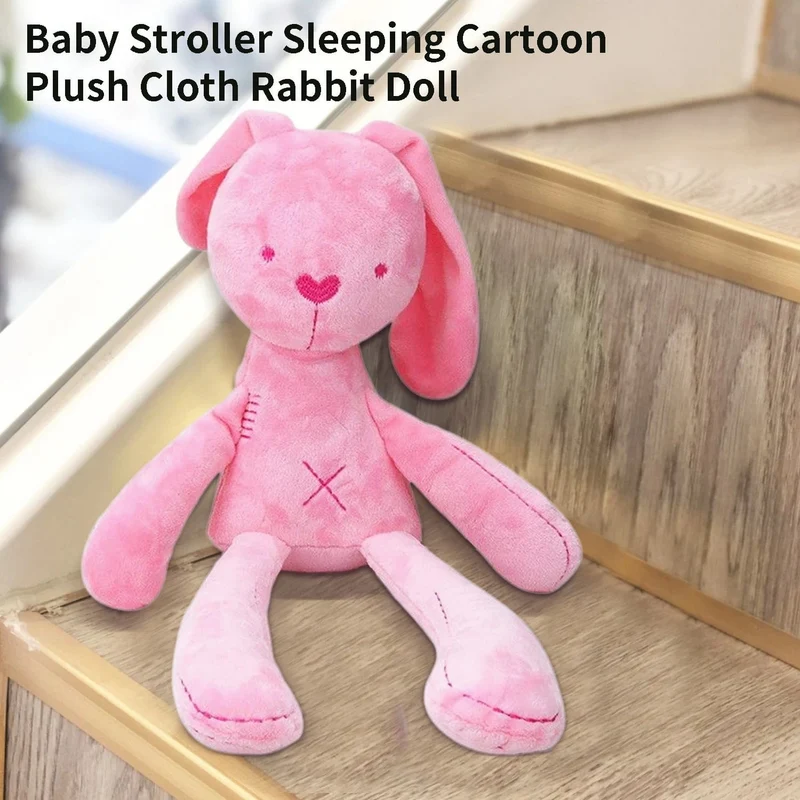 Niedlichen Cartoon Plüsch Tuch Kaninchen Puppe Kinder Spielzeug Geburtstag Geschenk Baby Kinderwagen Schlaf Partner Krippe Zelt Dekor Ornamente